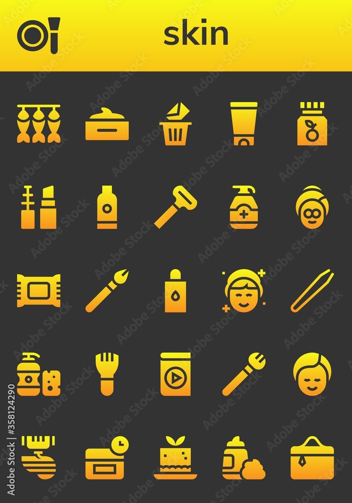 skin icon set skin icon set