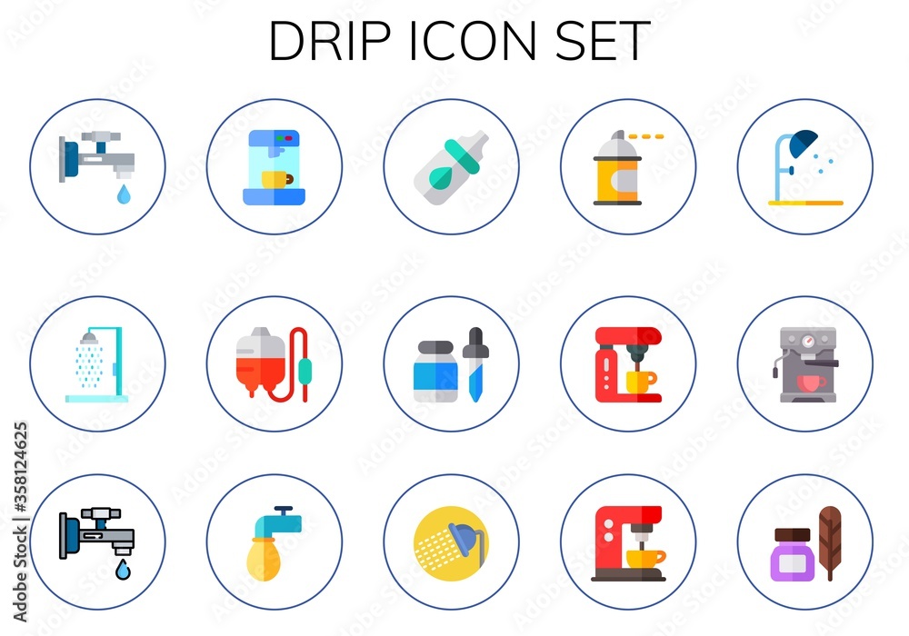 drip icon set drip icon set