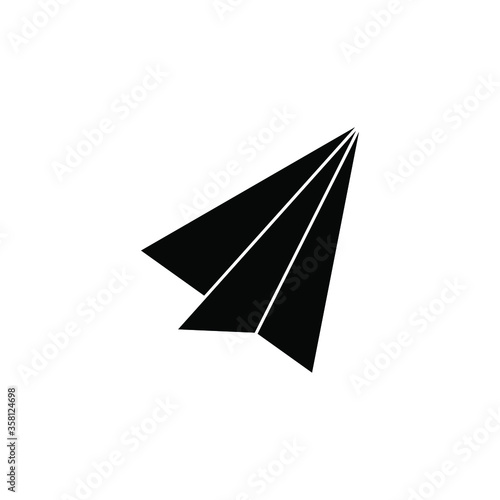 paper plane icon vector