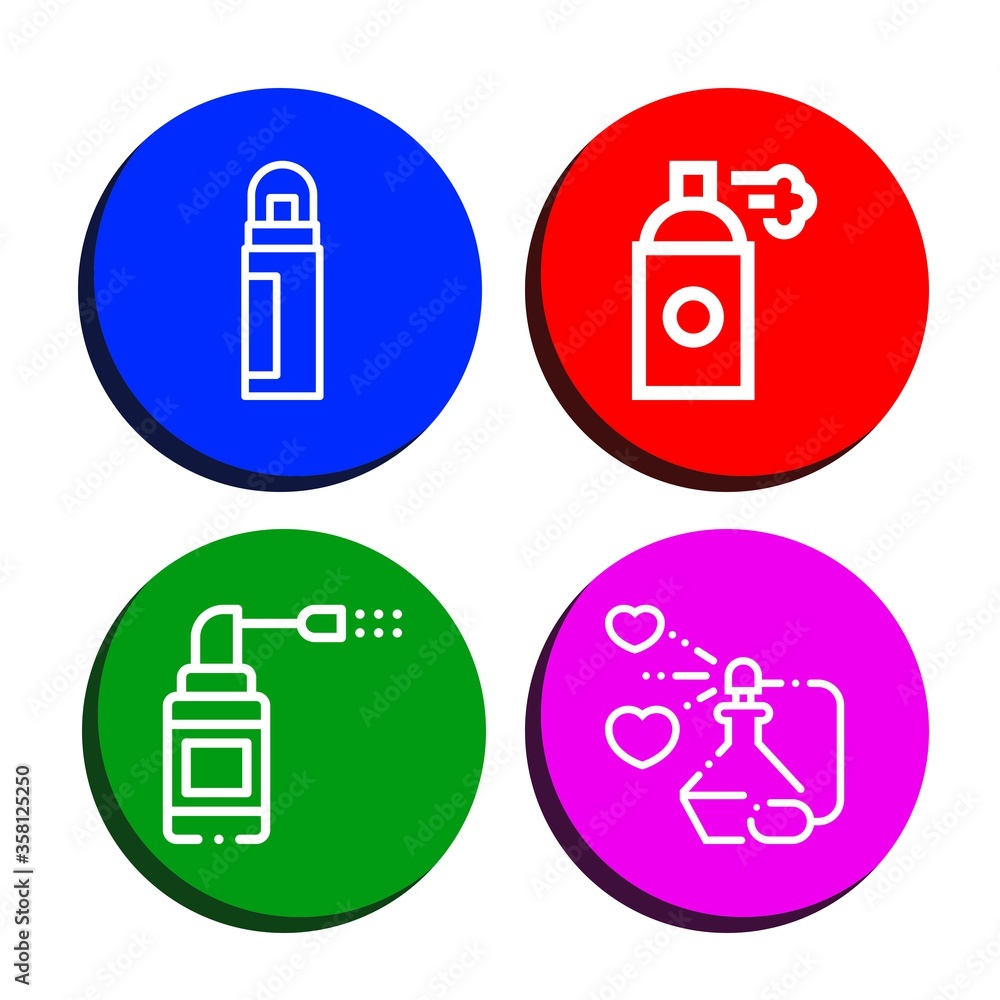 deodorant icon set deodorant icon set