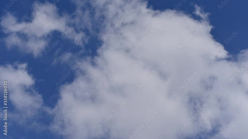 moving clouds in blue sky moving clouds in blue sky