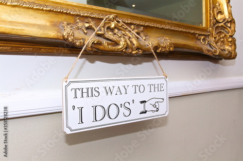 welcome to the wedding