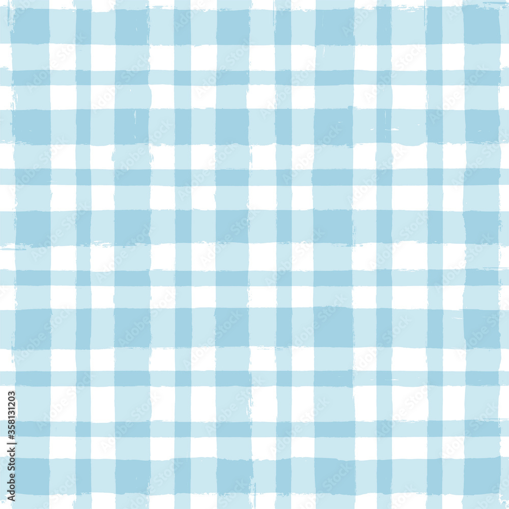 blue-gingham-seamless-pattern-watercolor-stripes-tartan-texture-for