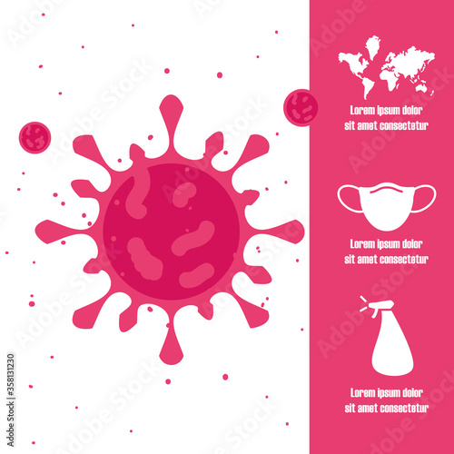 protect yoursel, use an alcohol based hand sanitizer, wear a face mask