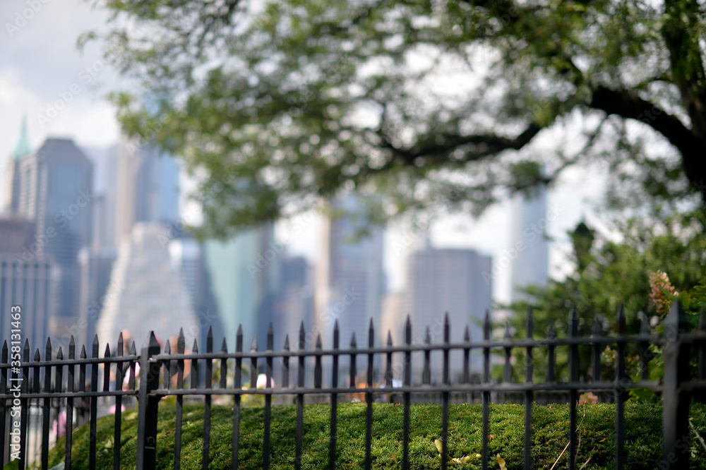 New York city skyline with skyscrapers. Background. New York city skyline with skyscrapers. Background.