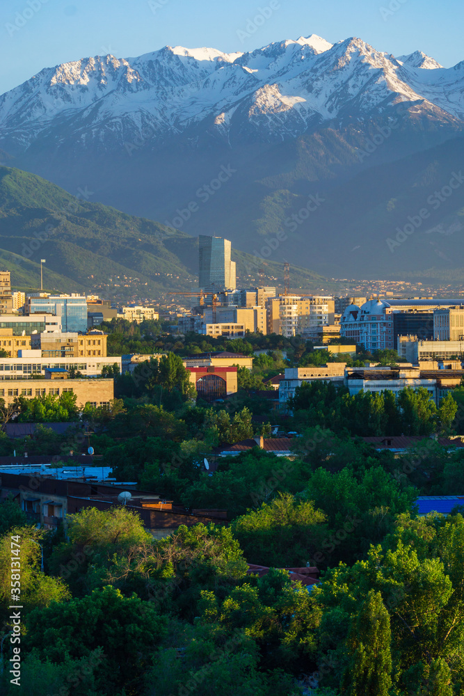 View of Almaty city, Kazakhstan