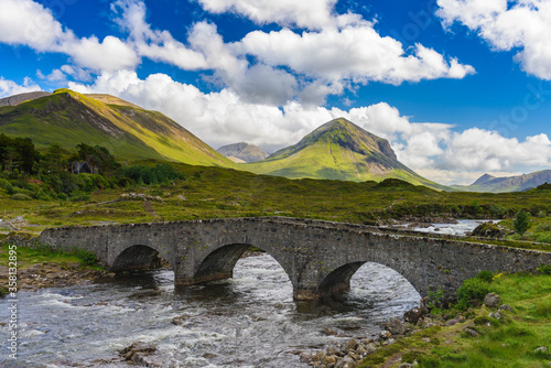 Isle of Skye in Sctoland. photo