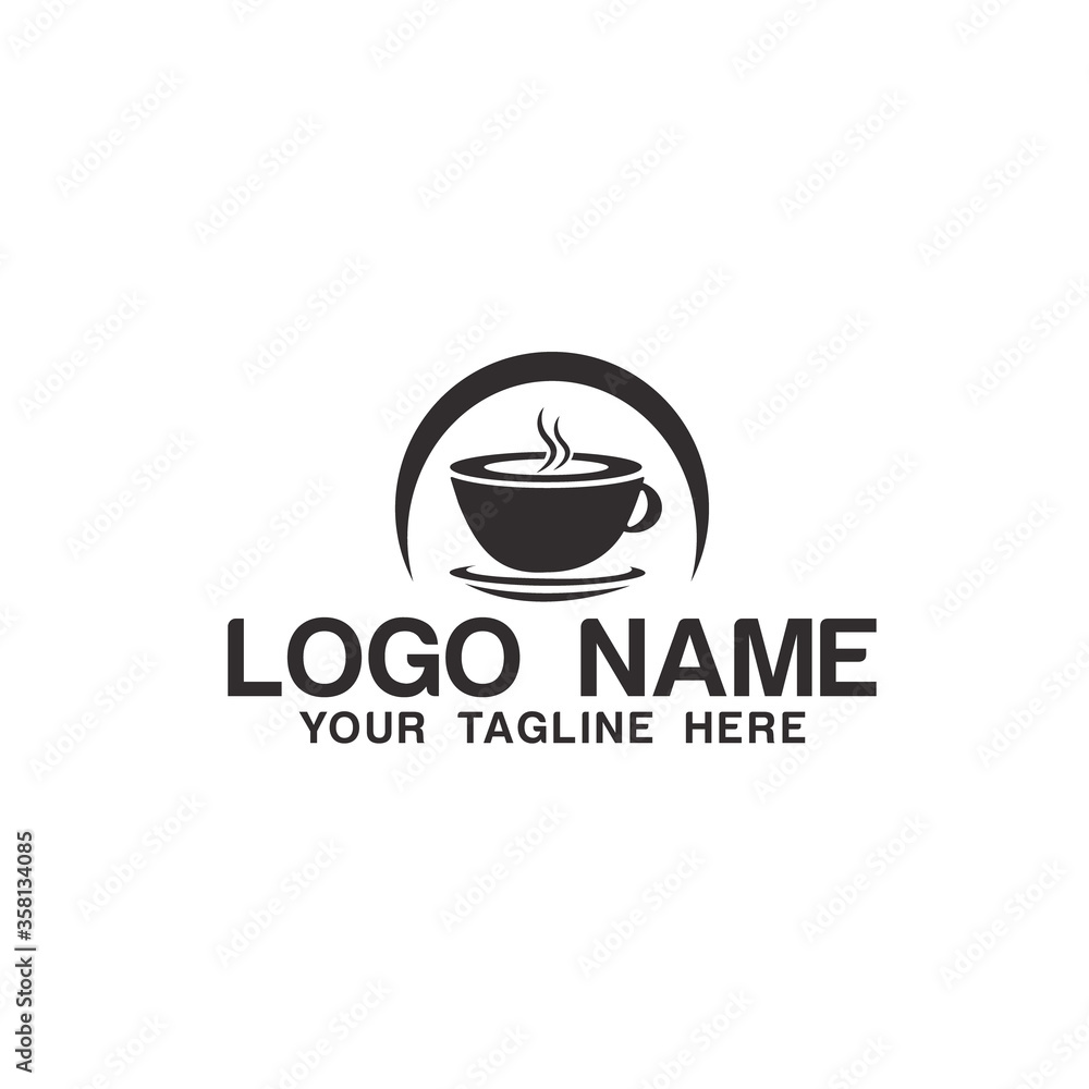 Coffee Shop Vector Logo Design. Coffee Shop Vector Logo Design.