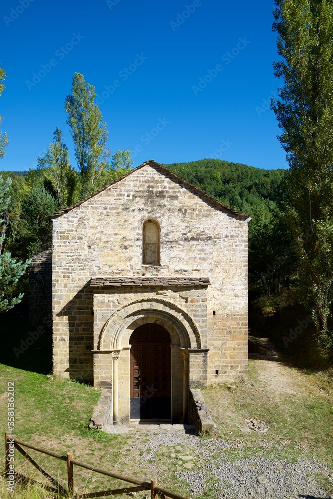 San Adrian Church in Pyrenees