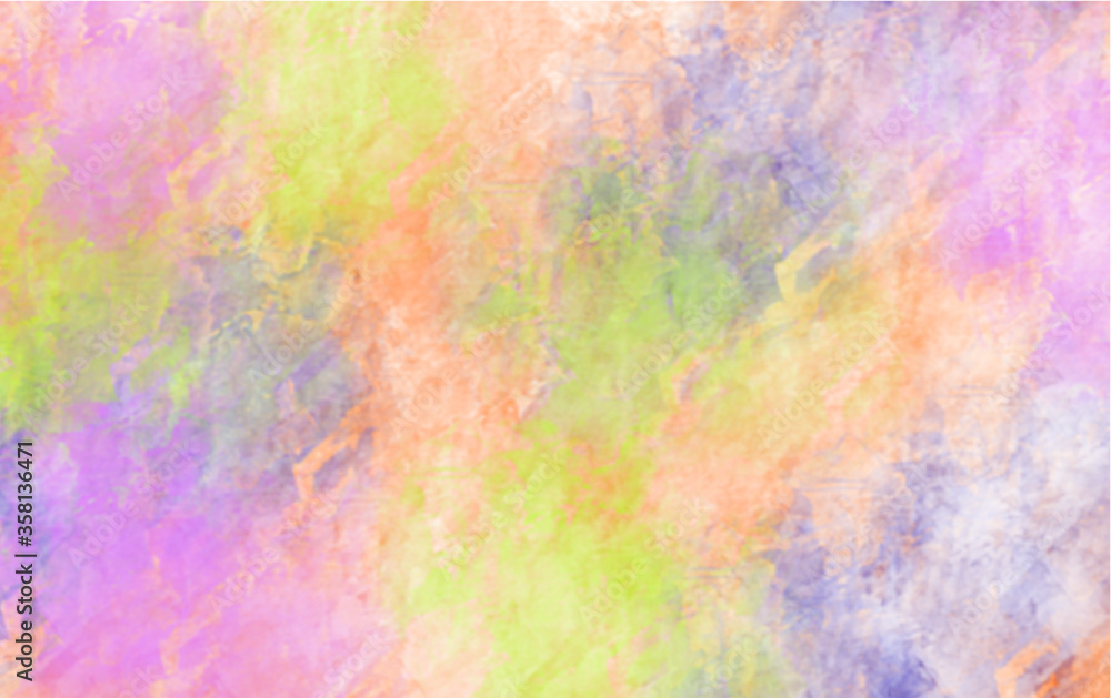 Colourful, warm fog for graphic background 