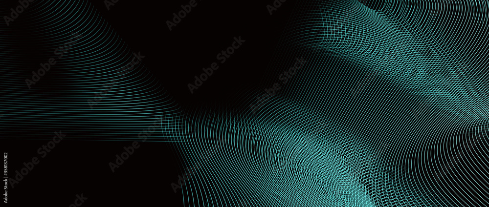 High speed technology concept, Line art light abstract panorama background High speed technology concept, Line art light abstract panorama background