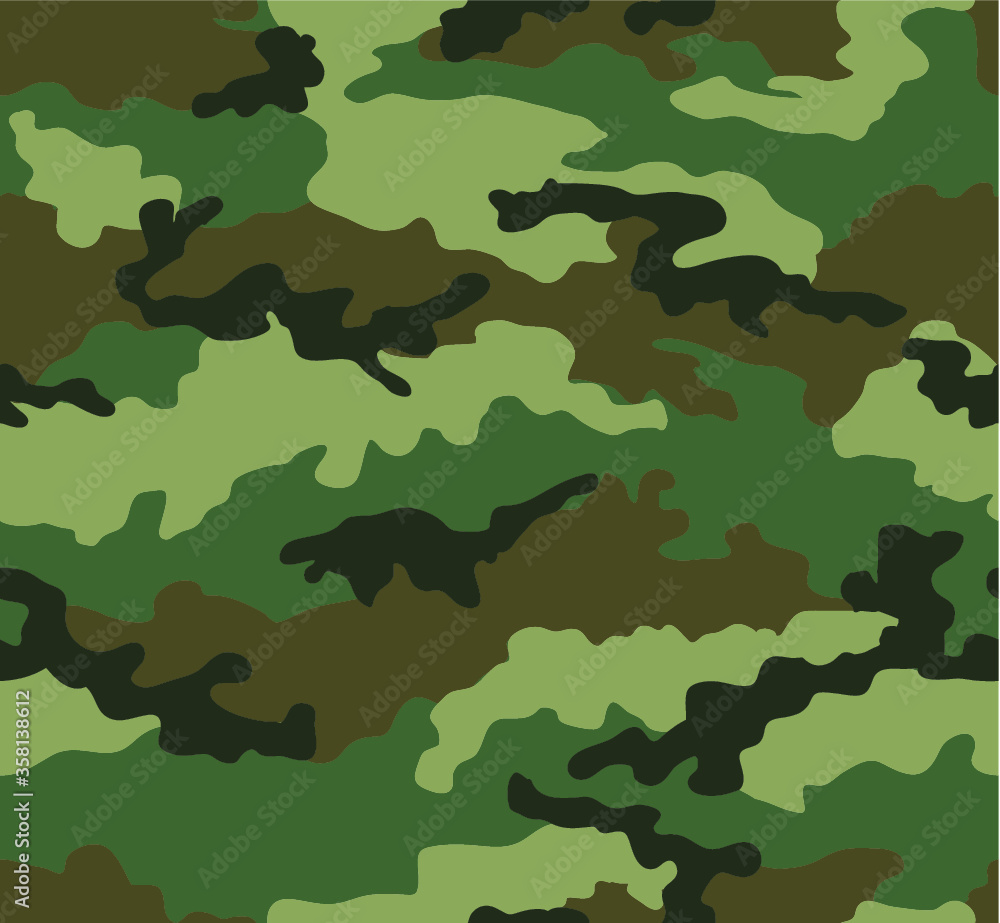 Camouflage seamless pattern. Four military colors. Camouflage seamless pattern. Four military colors.