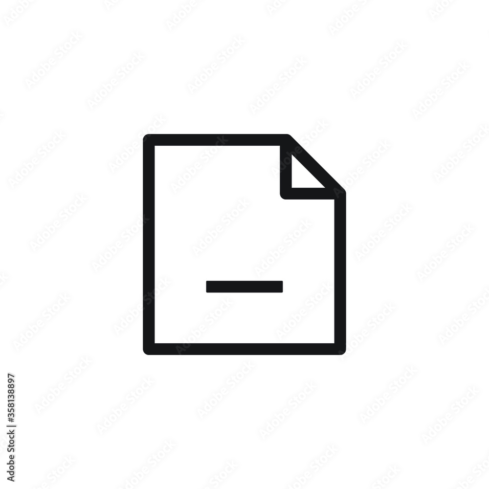 document icon vector sign document icon vector sign