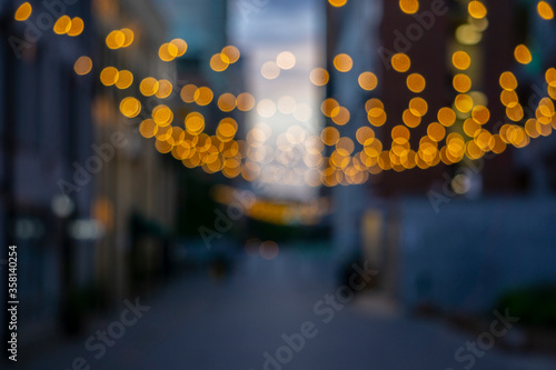 Blurred lights