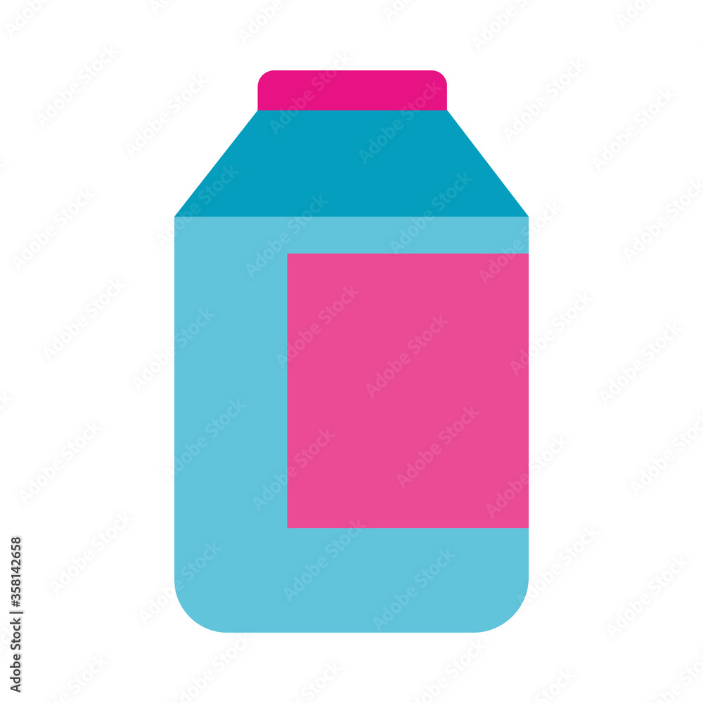 Isolated detergent bottle vector design