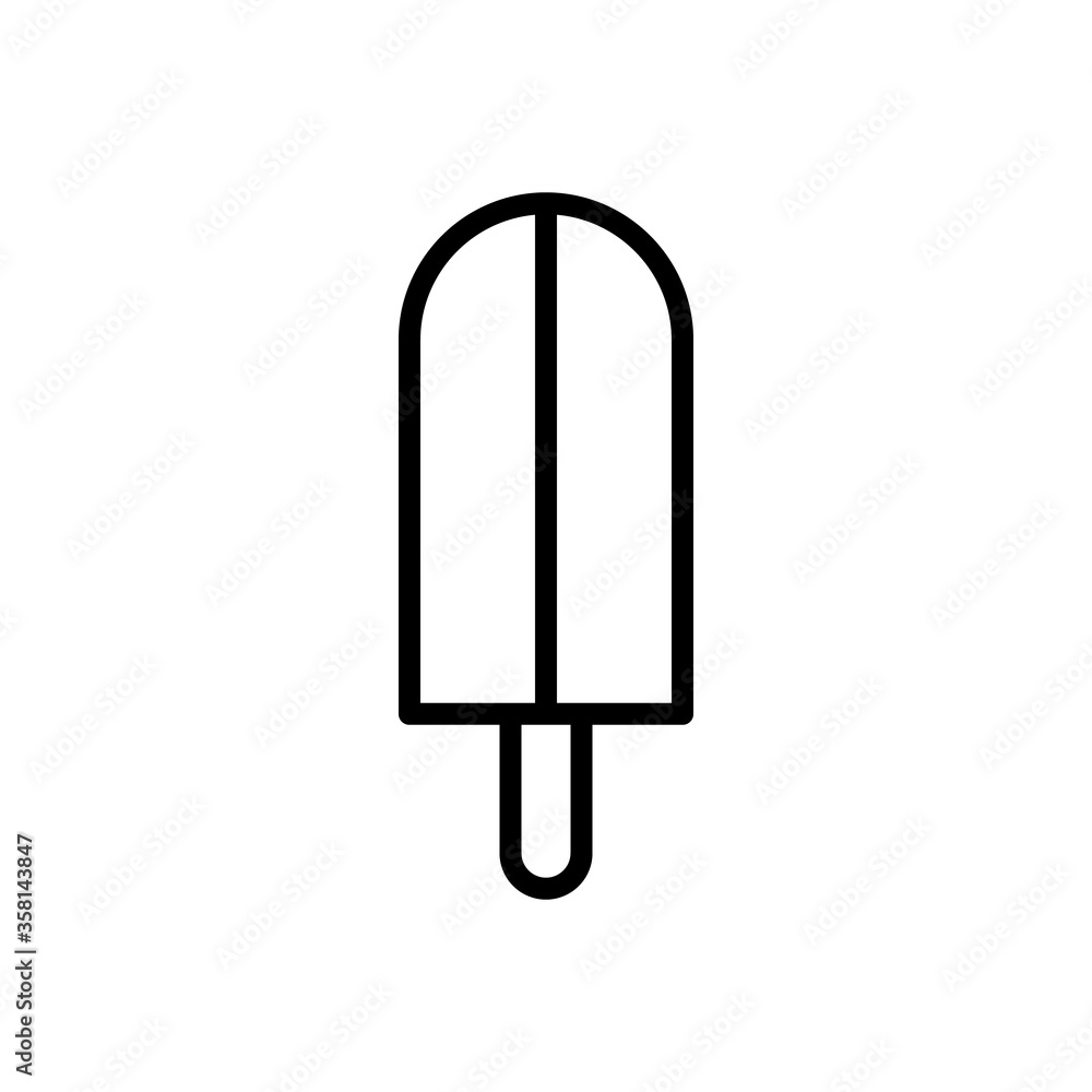 Ice cream, ice lolly icon. Simple line, outline vector elements of freeze sweet icons for ui and ux, website or mobile application Ice cream, ice lolly icon. Simple line, outline vector elements of freeze sweet icons for ui and ux, website or mobile application
