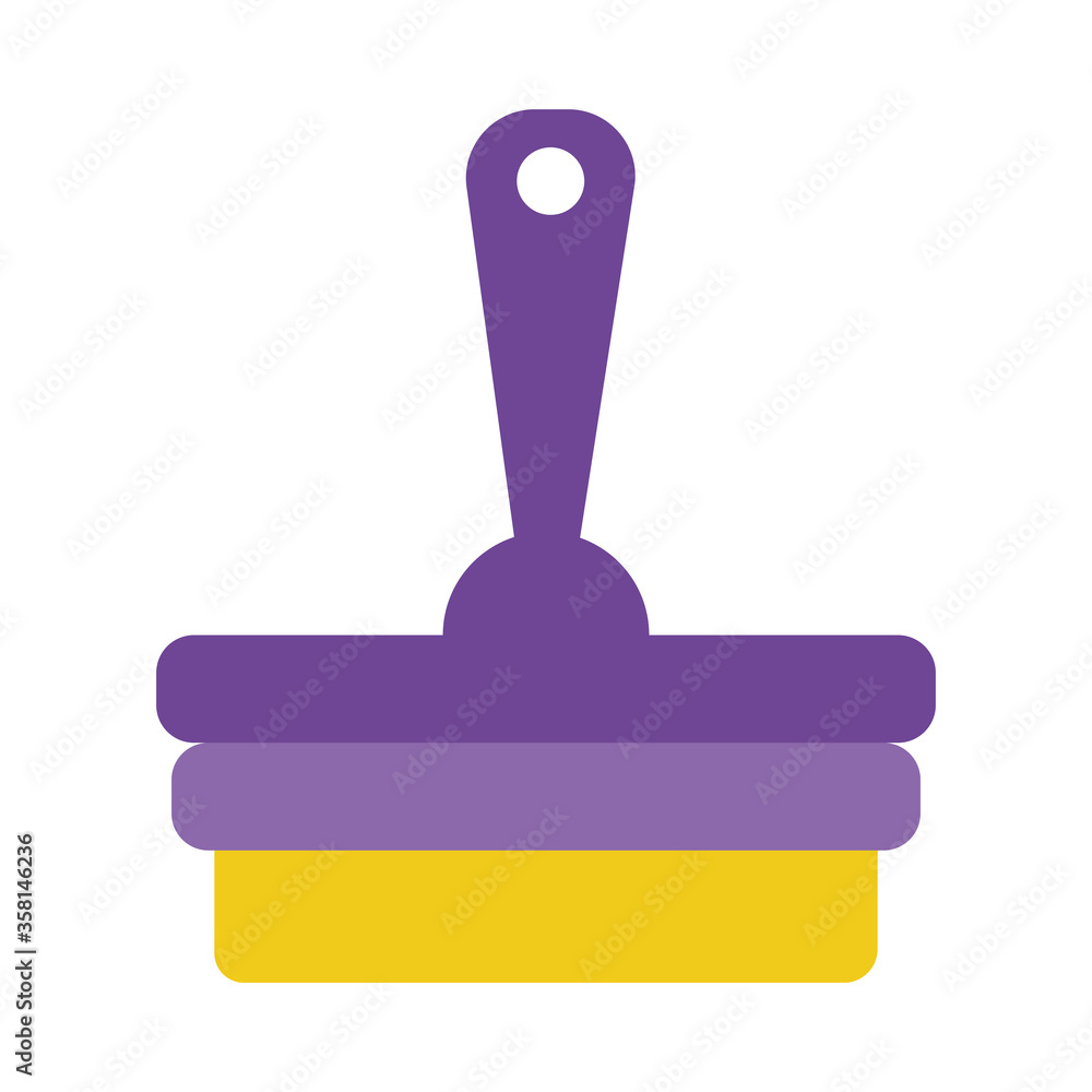 Isolated brush icon vector design Isolated brush icon vector design