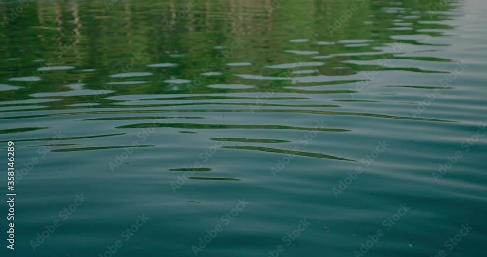 An enchanting view of shades of green ripples of waves flowing across Lake. An enchanting view of shades of green ripples of waves flowing across Lake.