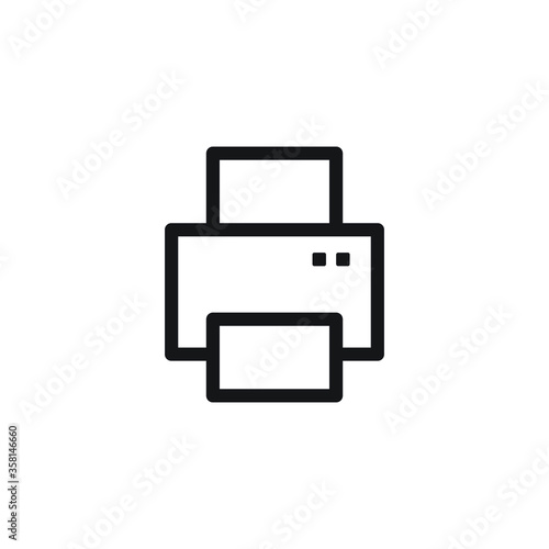 printer icon vector
