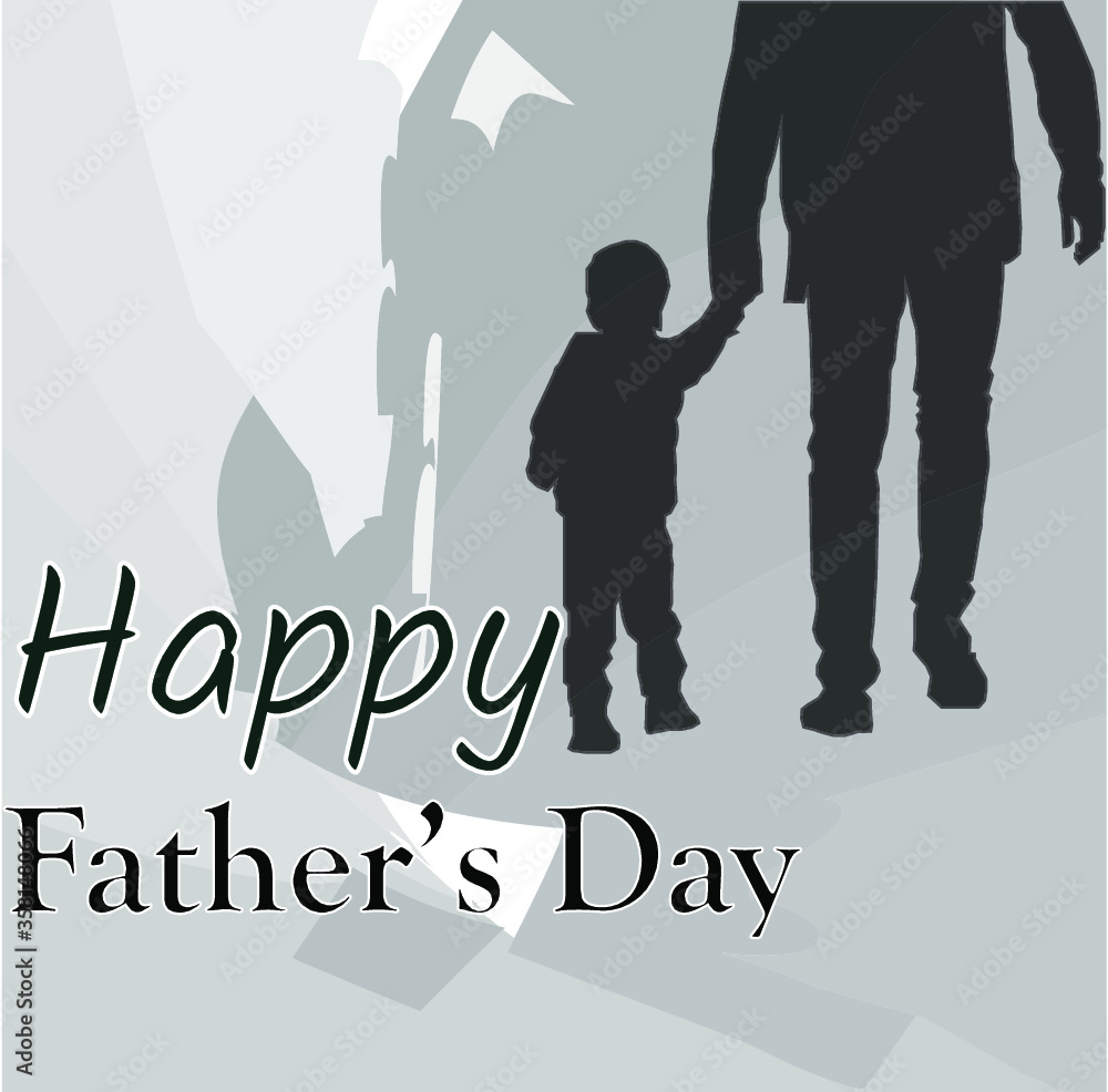 Obraz premium happy fathers day