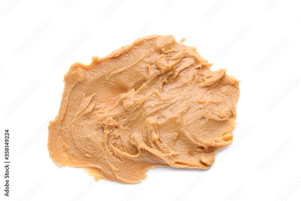 Peanut butter isolated on white background Peanut butter isolated on white background