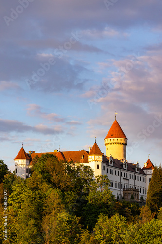 Konopiste castle in Central Bohemia, Czech Republic