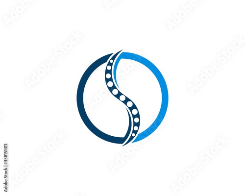 circle with backbone inside