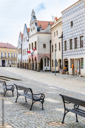 Olad town Slavonice in Czech Republic photo