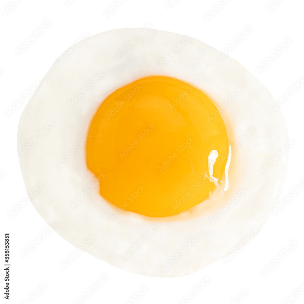 fried egg isolated on white background with clipping path fried egg isolated on white background with clipping path