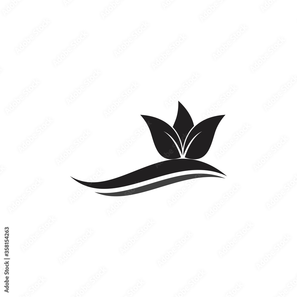 Green leaf logo Green leaf logo