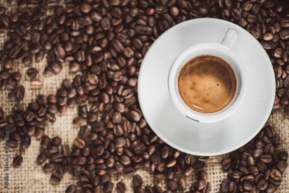 Naklejka premium Kaffee