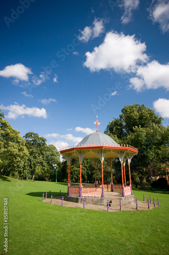 View of the Arboretum in the east end of Lincoln, Lincolnshire, UK - August 2009 photo