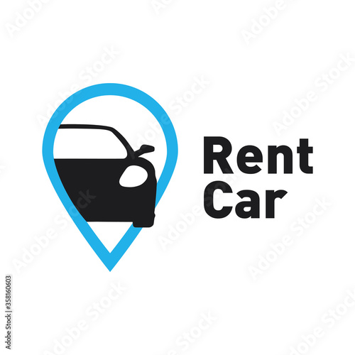 Vector logo for a car rental company