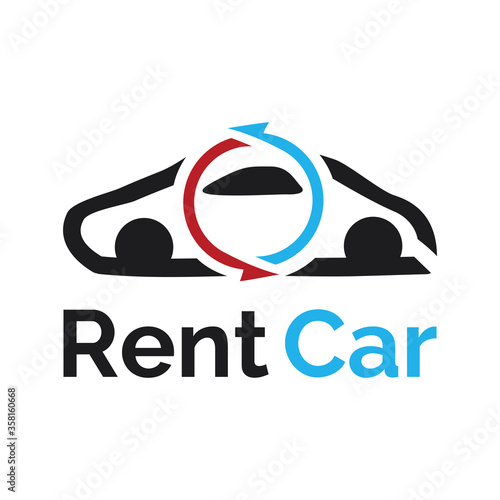 Vector logo for a car rental company