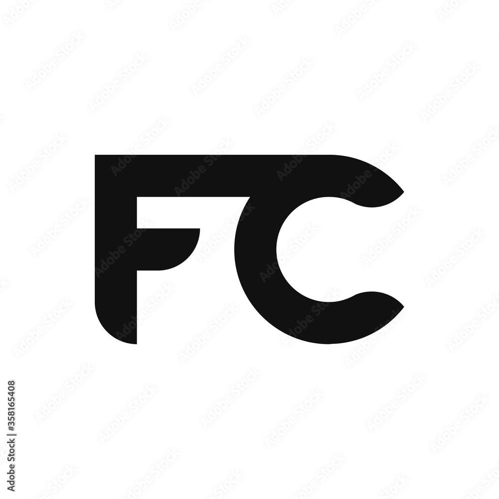FC Letter Logo Design With Simple style FC Letter Logo Design With Simple style