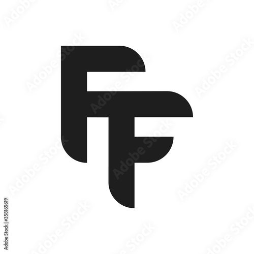 Free Download FF Letter Logo Design With Simple style - GFXLoad