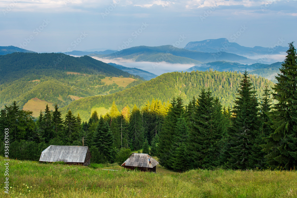 Summer landscape in Apuseni Mountains, Romania