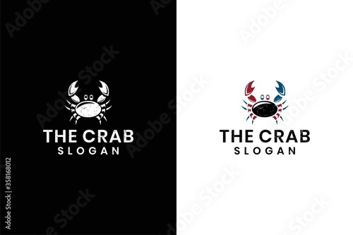 the crab logo vector design