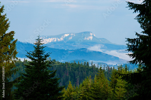 Summer landscape in Apuseni Mountains  Romania
