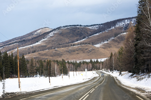 View of Altay mountains