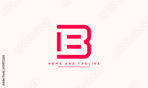 alphabet letters monogram icon logo B