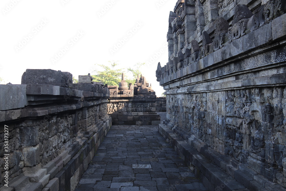 Fototapeta premium Temple de Borobudur, Indonésie