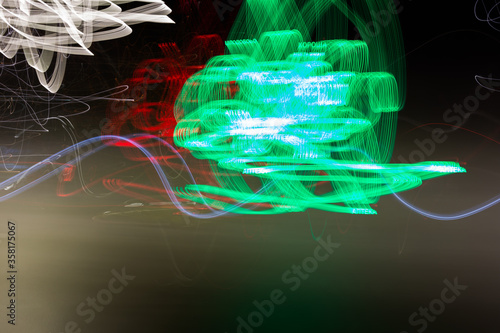 Freeze light abstract pattern background