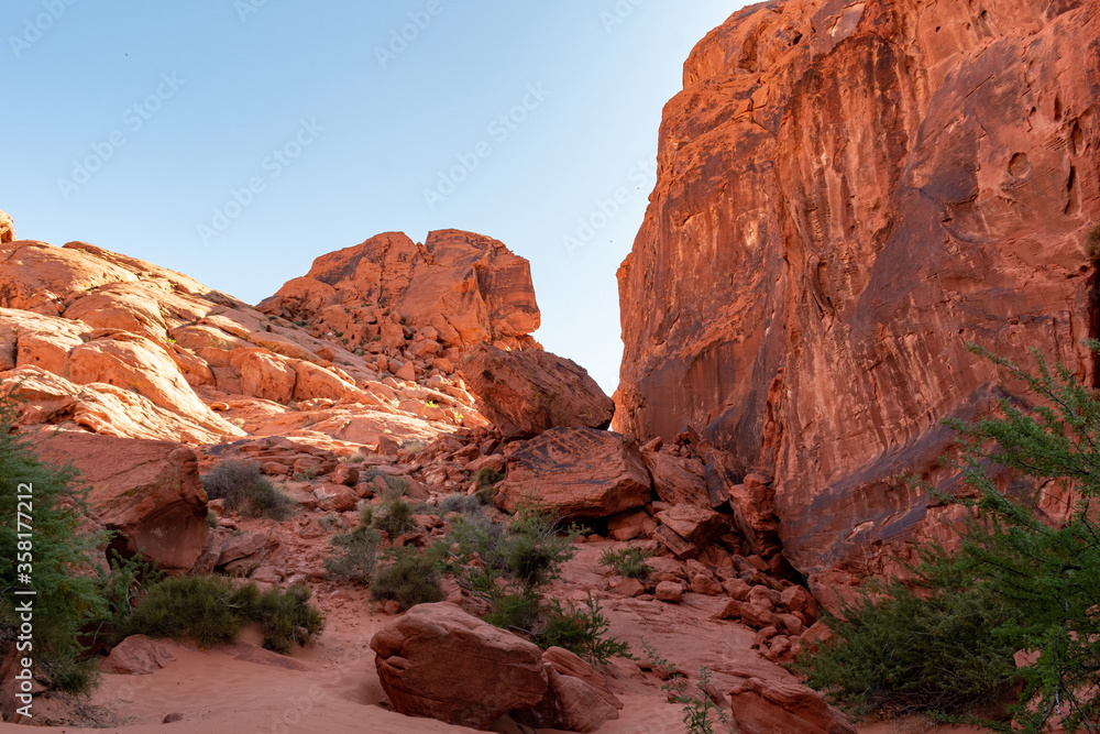 Red rocks of Valley of Fire, Nevada Red rocks of Valley of Fire, Nevada