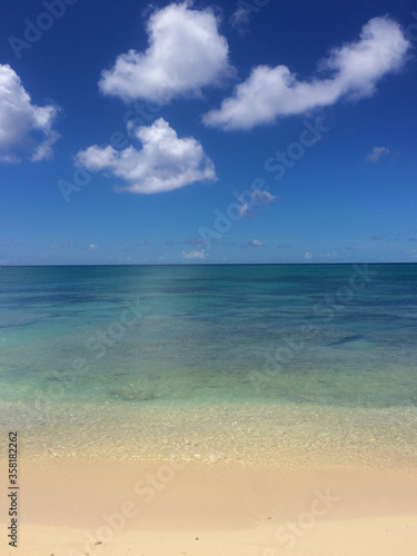 Grand Turk Island Beach Scene, Caribbean Island
