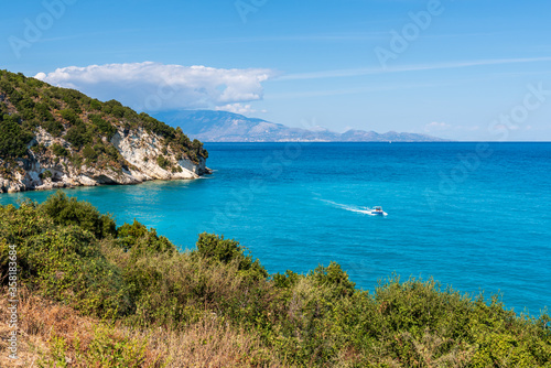 Xigia beach - natural sulfur spa on Zakynthos island. Greece. © vivoo