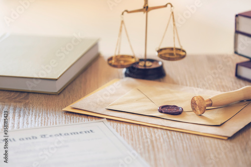 Documents with wax seals on...