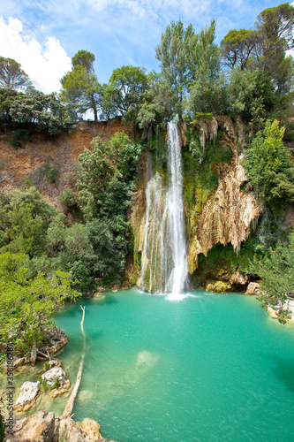 Cascade de Sillans  also written as Sillans la cascade  is one of the most beautiful waterfalls in France