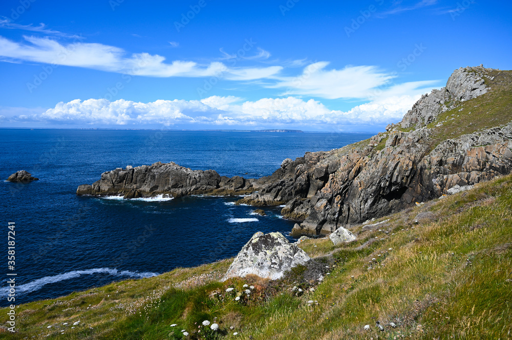Paysage à Cléden-Cap-Sizun cap Sizun dans le Finistère Paysage à Cléden-Cap-Sizun cap Sizun dans le Finistère