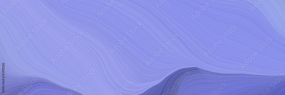 Fototapeta premium colorful and elegant vibrant abstract artistic waves graphic with modern waves background illustration with medium purple, light pastel purple and slate blue color